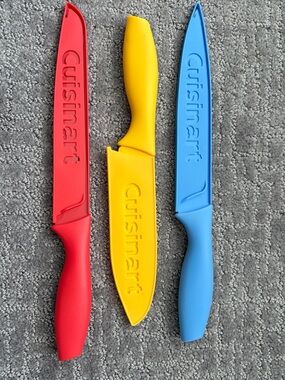 CUISINART Knife Set Advantage Color Collection Stainless Steel Ceramic Coated